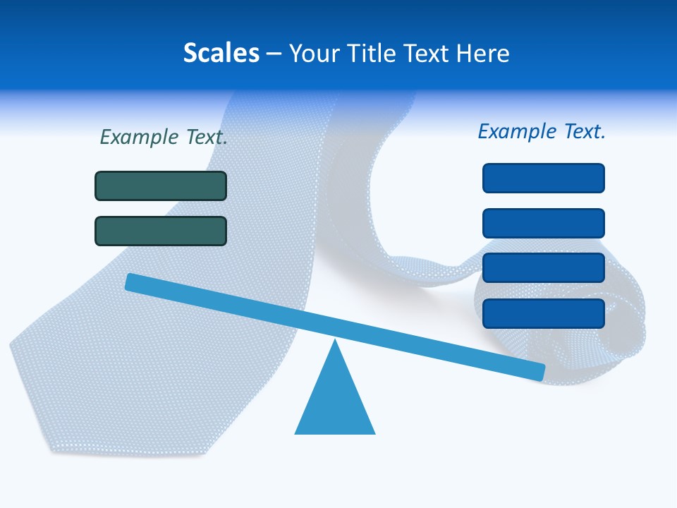 Stripy Elastic Clothes PowerPoint Template