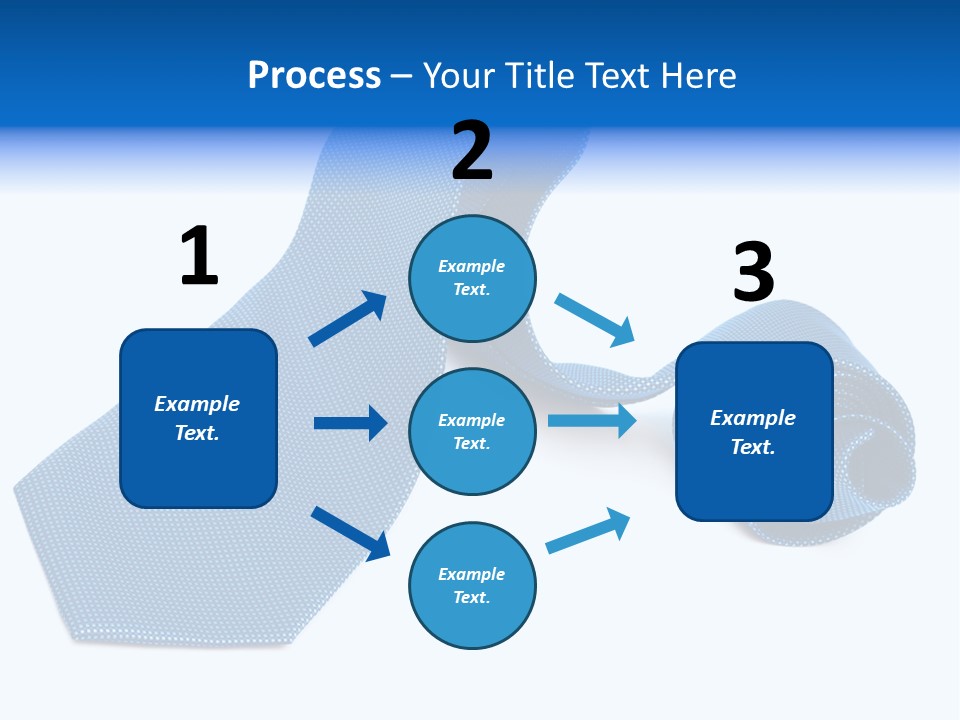 Stripy Elastic Clothes PowerPoint Template