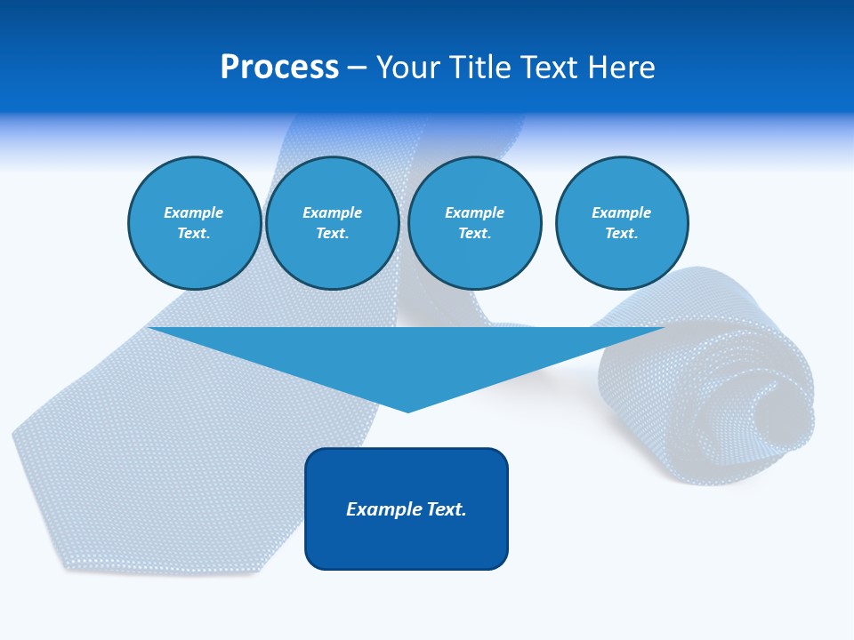 Stripy Elastic Clothes PowerPoint Template