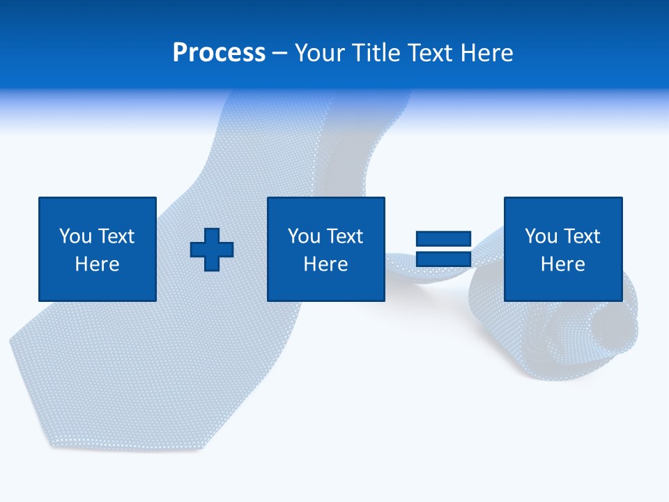 Stripy Elastic Clothes PowerPoint Template