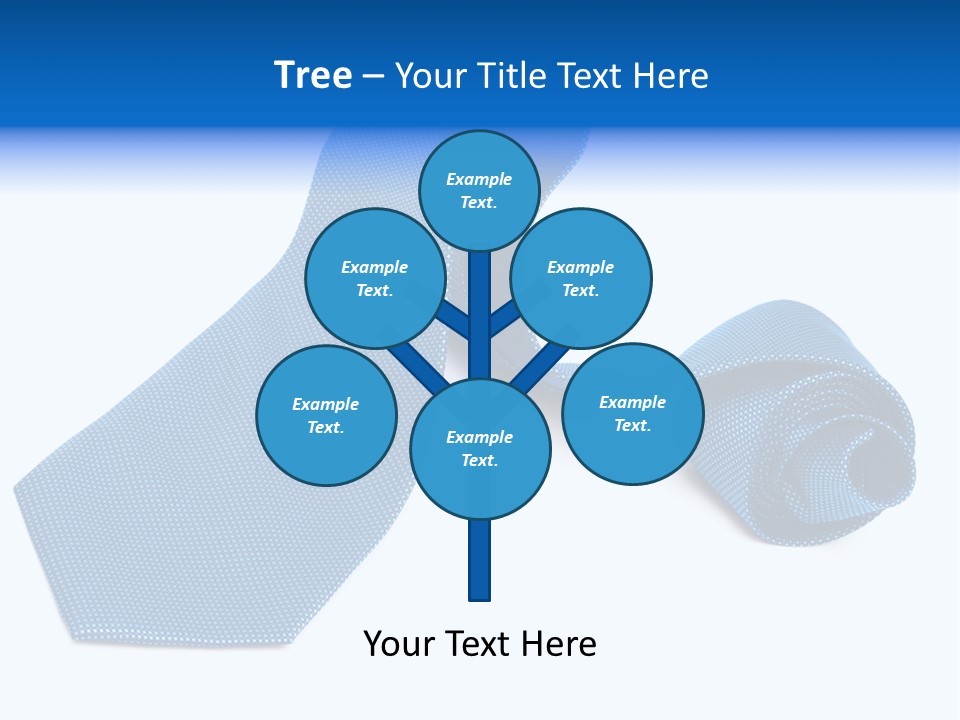 Stripy Elastic Clothes PowerPoint Template