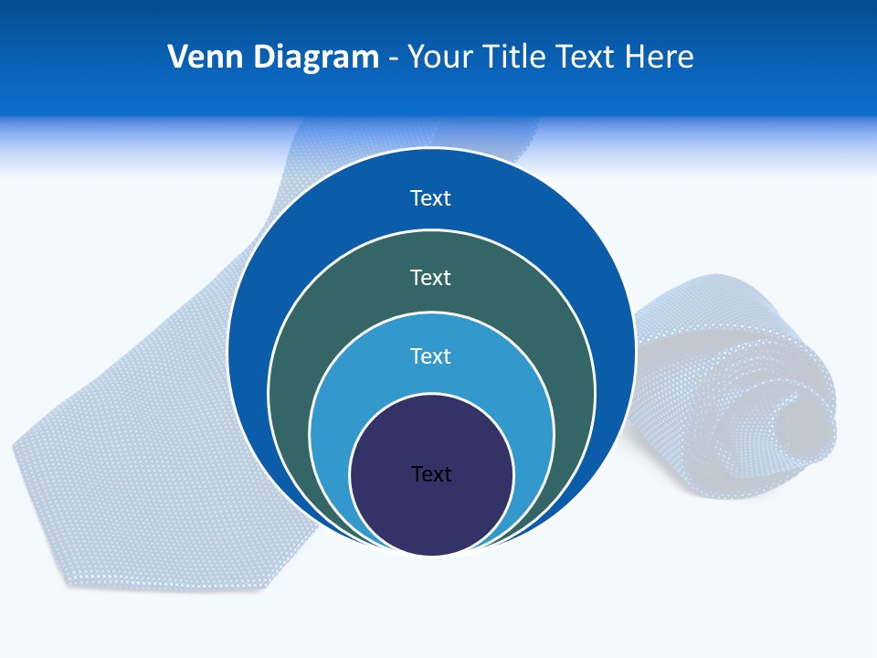 Stripy Elastic Clothes PowerPoint Template