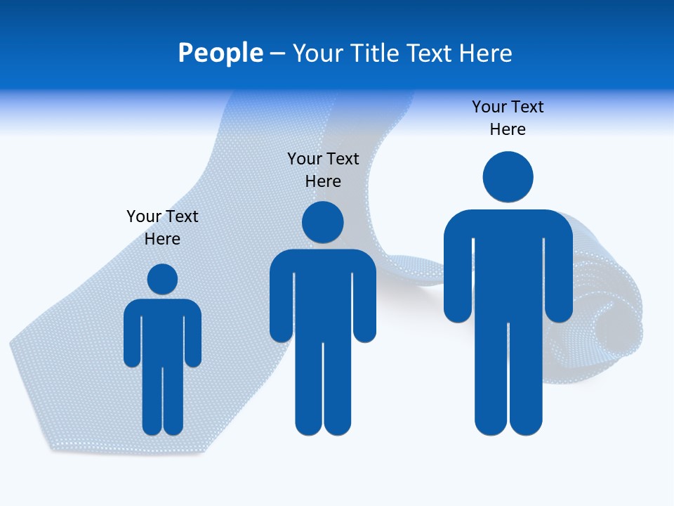 Stripy Elastic Clothes PowerPoint Template