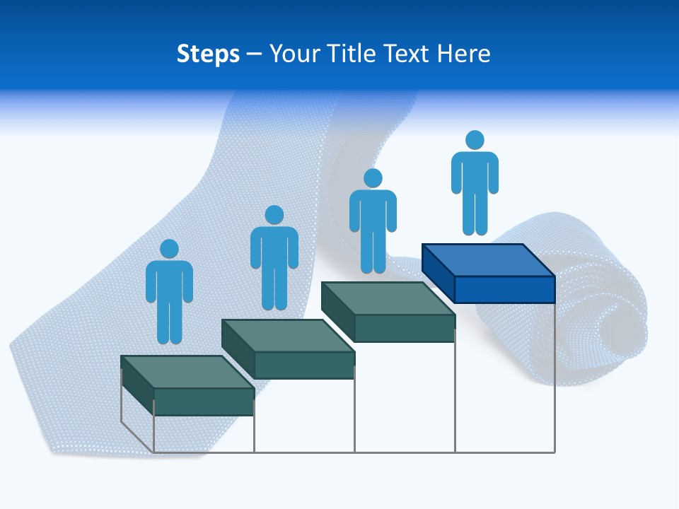 Stripy Elastic Clothes PowerPoint Template