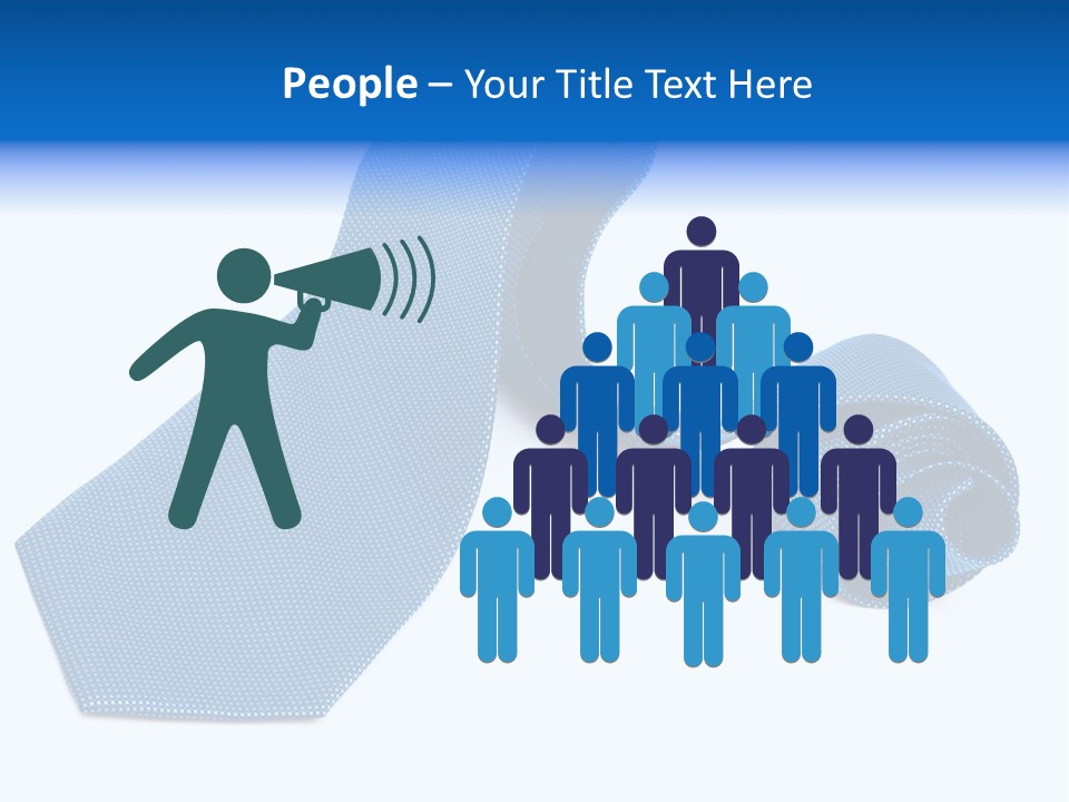 Stripy Elastic Clothes PowerPoint Template