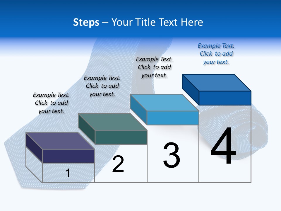 Stripy Elastic Clothes PowerPoint Template