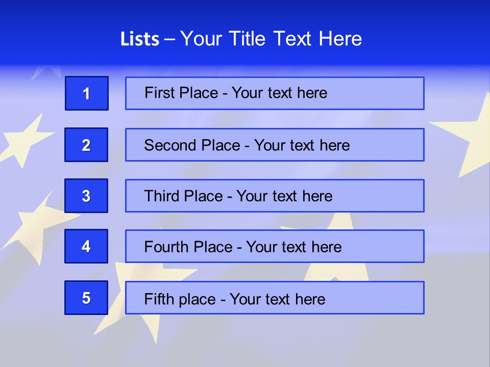 Cloud Textile Flag PowerPoint Template