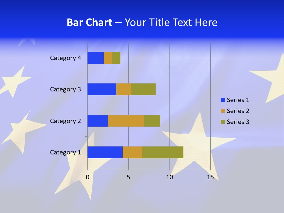 Cloud Textile Flag PowerPoint Template