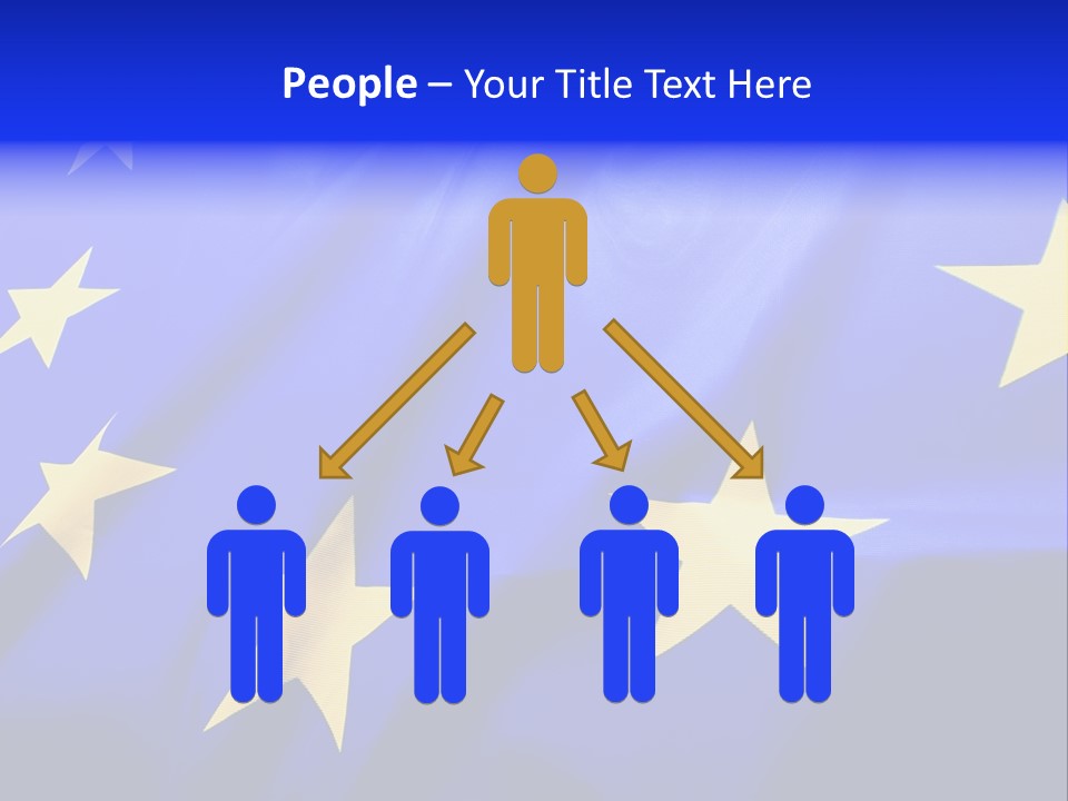 Cloud Textile Flag PowerPoint Template