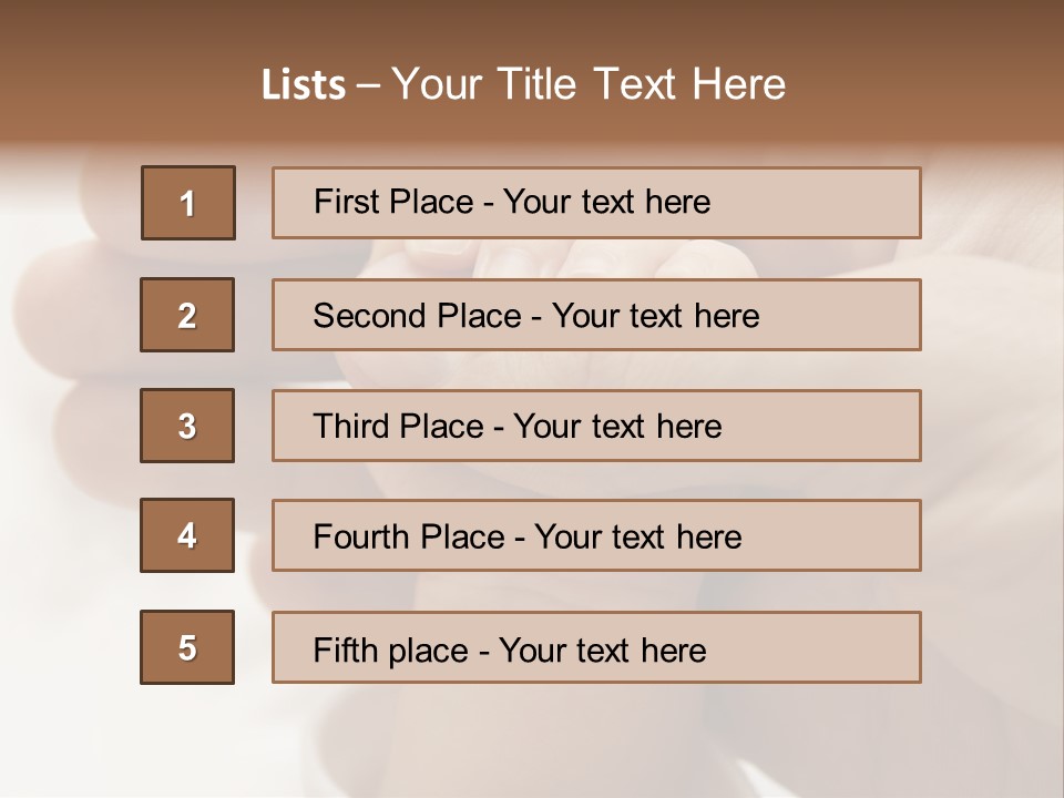 People Concern Hold PowerPoint Template