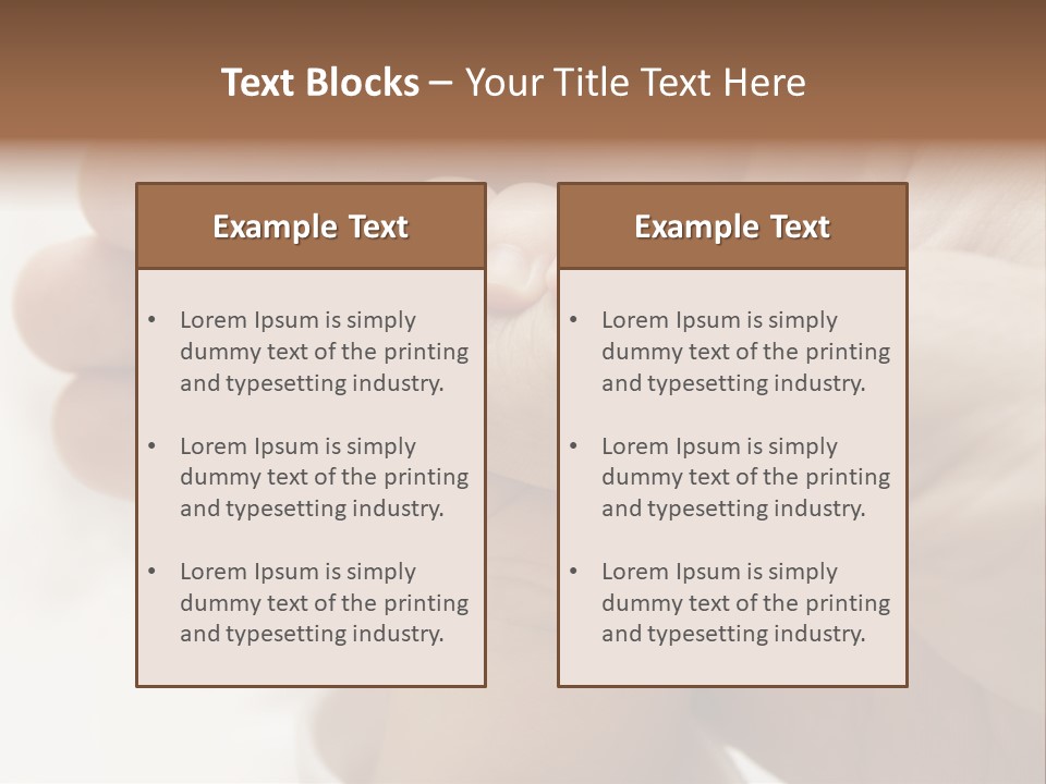 People Concern Hold PowerPoint Template