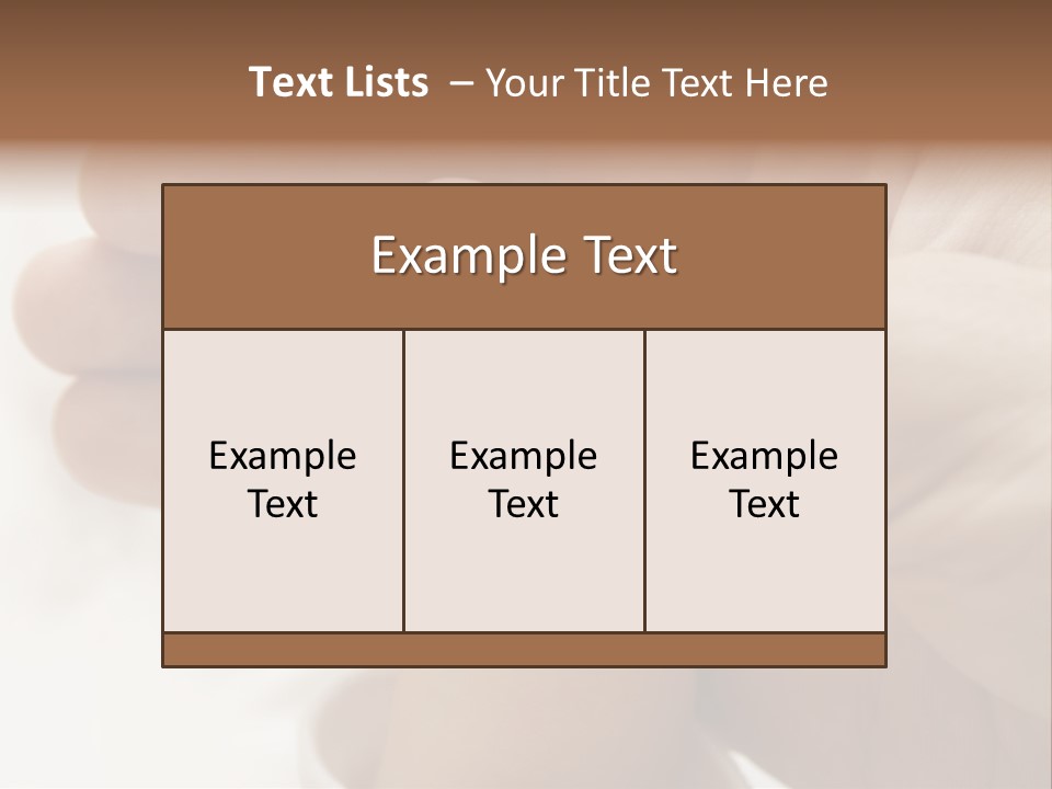 People Concern Hold PowerPoint Template