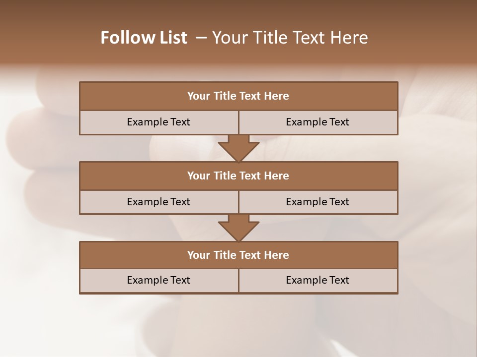 People Concern Hold PowerPoint Template