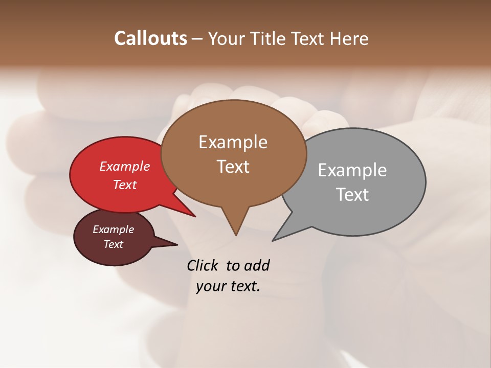 People Concern Hold PowerPoint Template