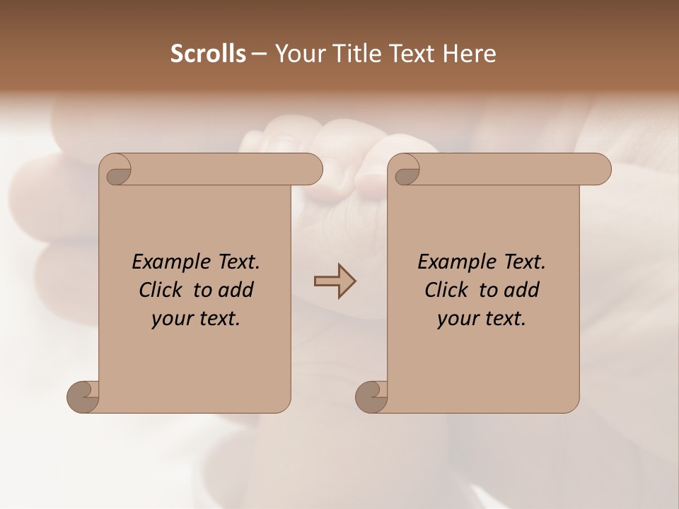 People Concern Hold PowerPoint Template