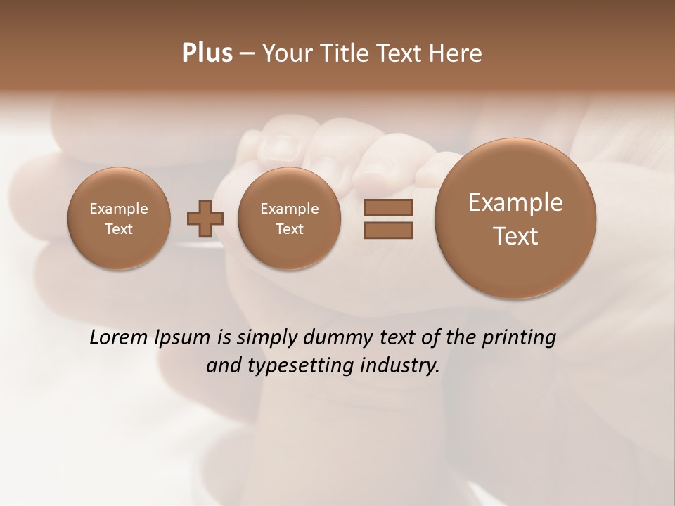 People Concern Hold PowerPoint Template