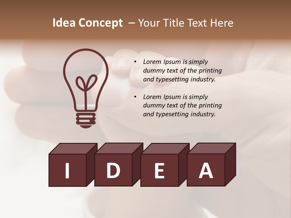 People Concern Hold PowerPoint Template