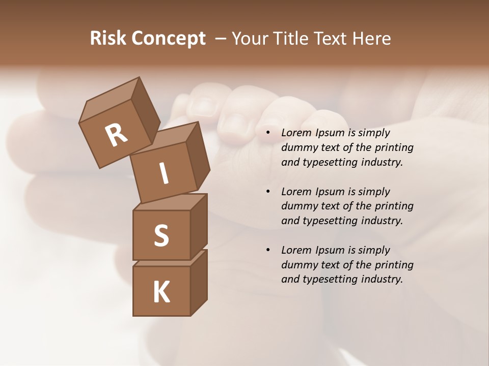 People Concern Hold PowerPoint Template