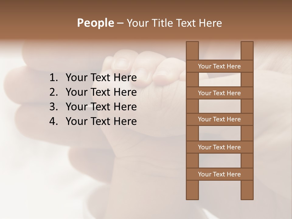 People Concern Hold PowerPoint Template