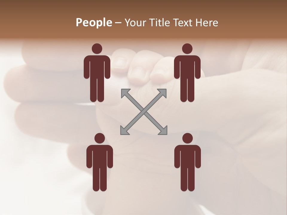 People Concern Hold PowerPoint Template