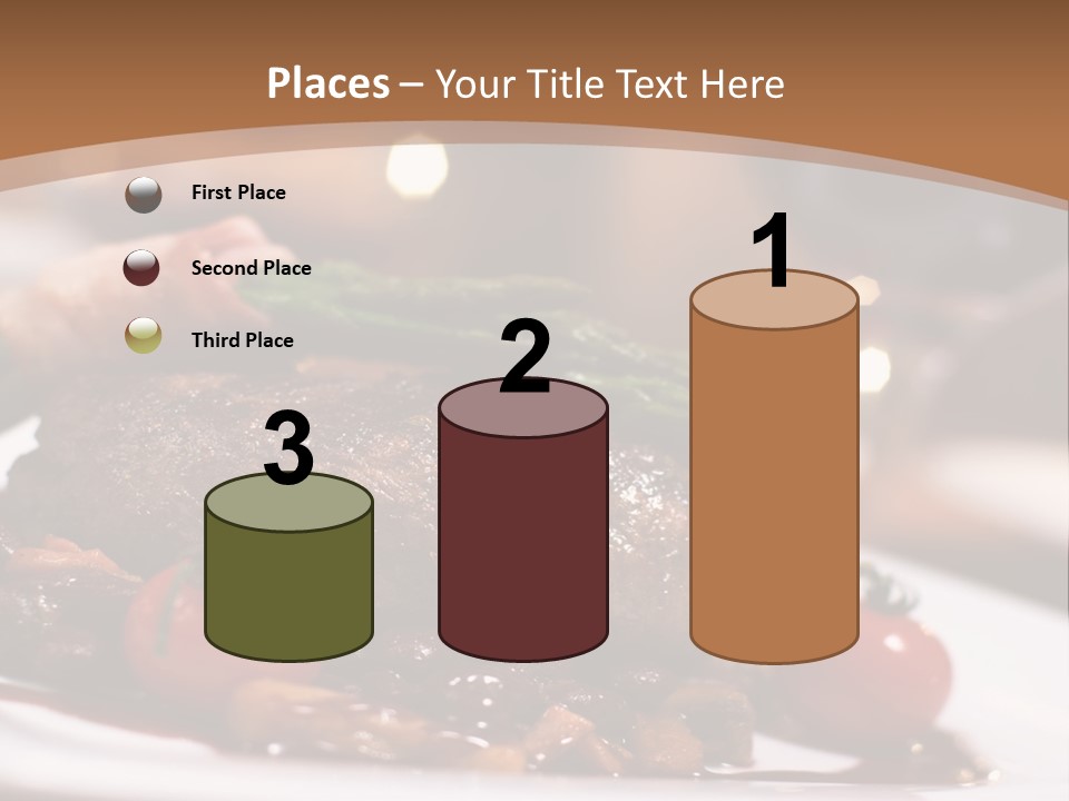 Pork Steak Food PowerPoint Template
