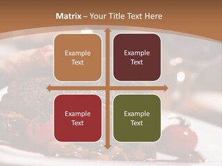 Pork Steak Food PowerPoint Template