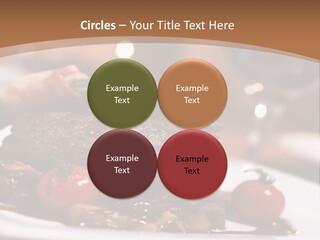 Pork Steak Food PowerPoint Template