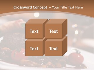 Pork Steak Food PowerPoint Template