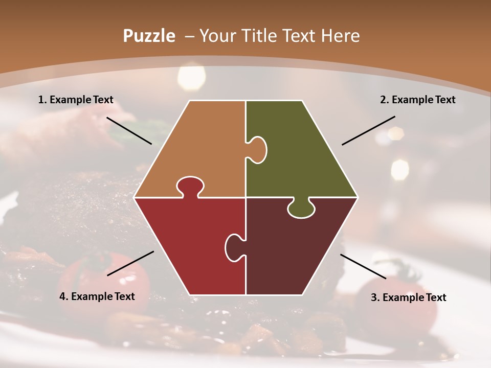 Pork Steak Food PowerPoint Template