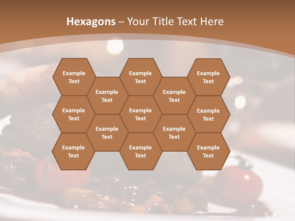 Pork Steak Food PowerPoint Template