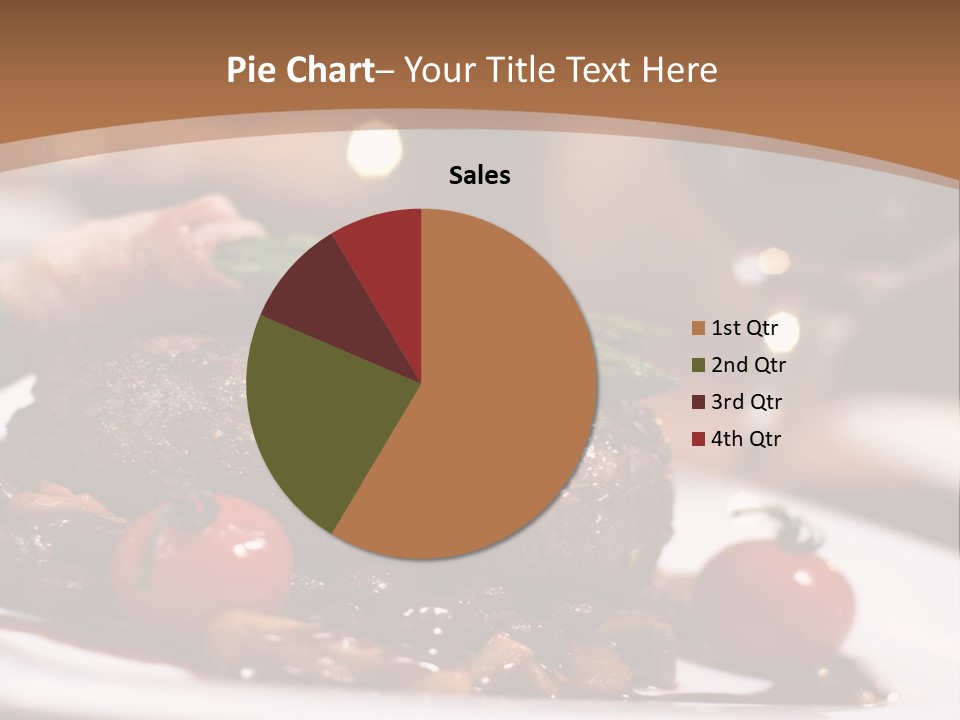 Pork Steak Food PowerPoint Template