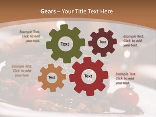 Pork Steak Food PowerPoint Template