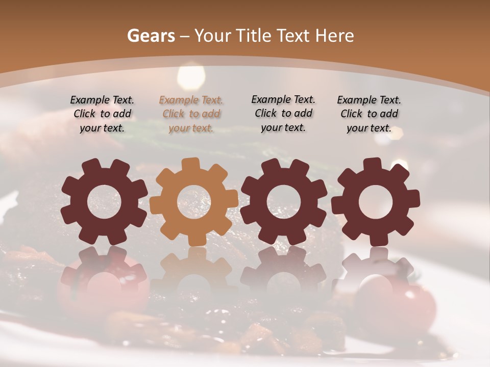 Pork Steak Food PowerPoint Template