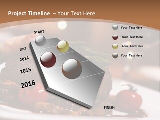 Pork Steak Food PowerPoint Template