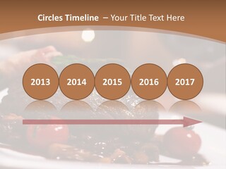 Pork Steak Food PowerPoint Template