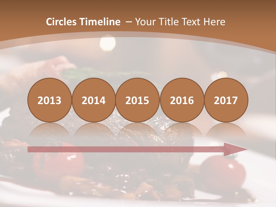 Pork Steak Food PowerPoint Template