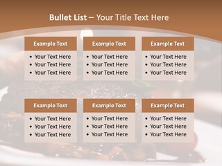 Pork Steak Food PowerPoint Template