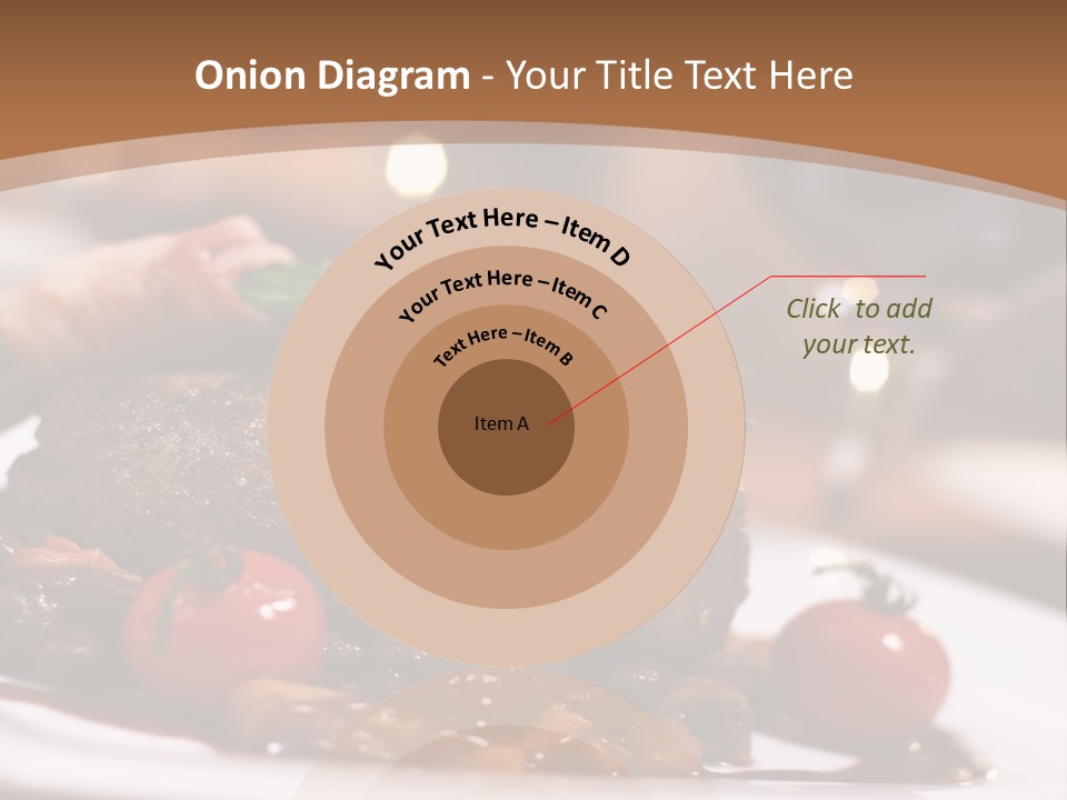 Pork Steak Food PowerPoint Template