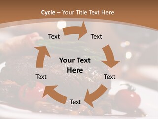 Pork Steak Food PowerPoint Template