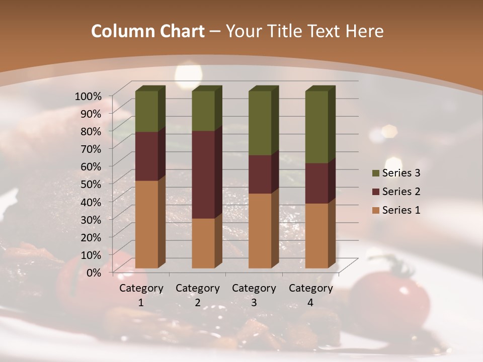 Pork Steak Food PowerPoint Template