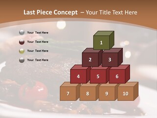 Pork Steak Food PowerPoint Template