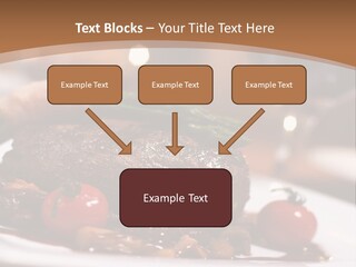 Pork Steak Food PowerPoint Template