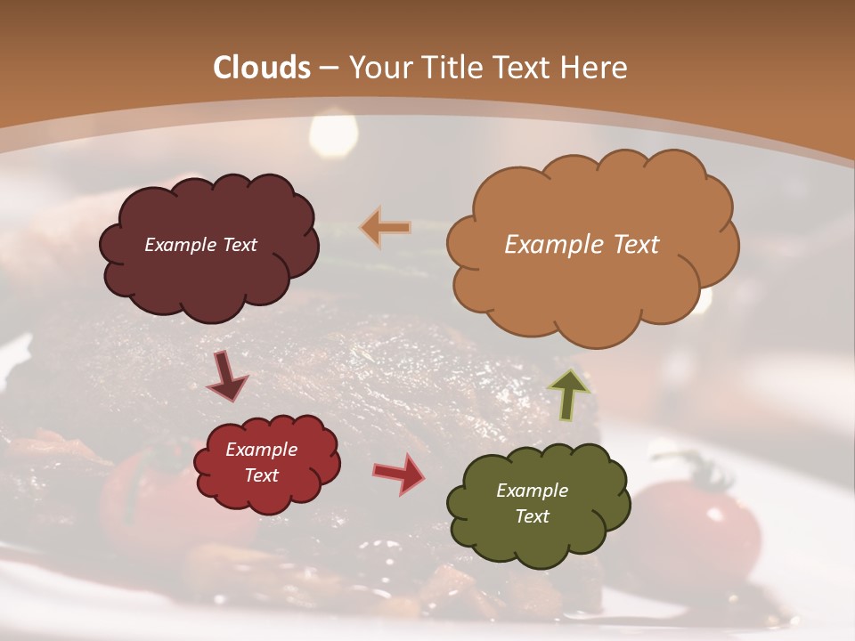 Pork Steak Food PowerPoint Template