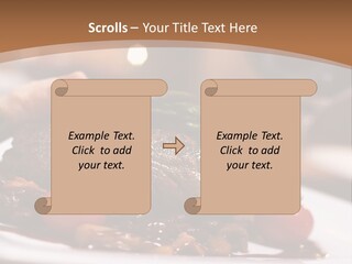Pork Steak Food PowerPoint Template