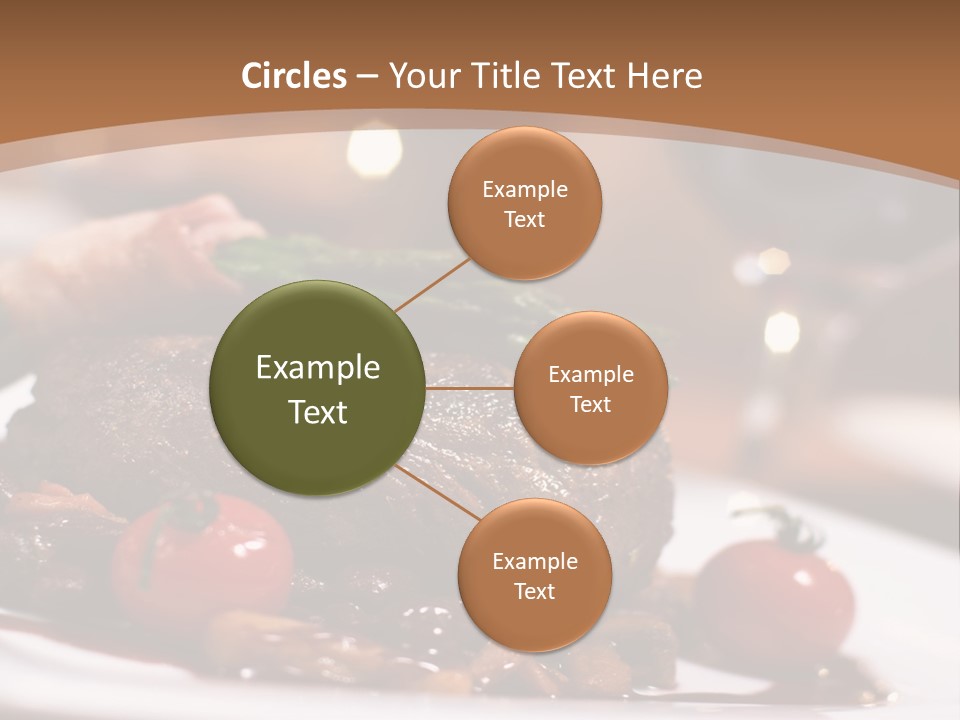 Pork Steak Food PowerPoint Template