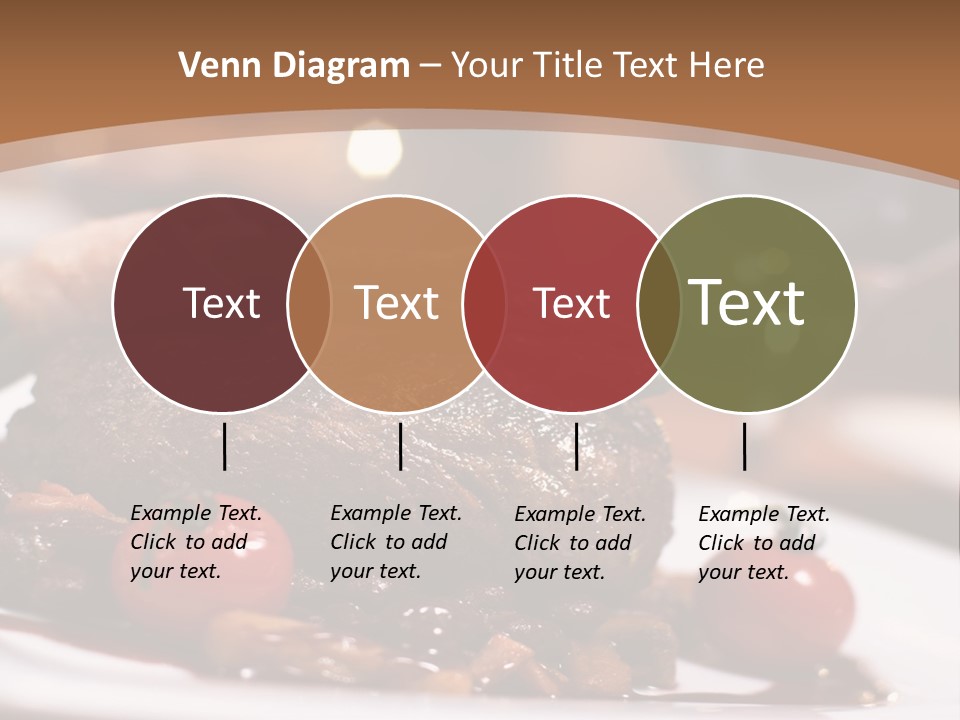 Pork Steak Food PowerPoint Template