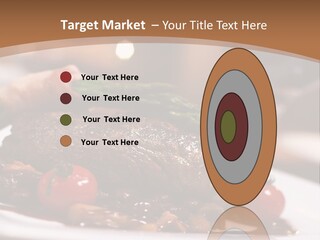 Pork Steak Food PowerPoint Template