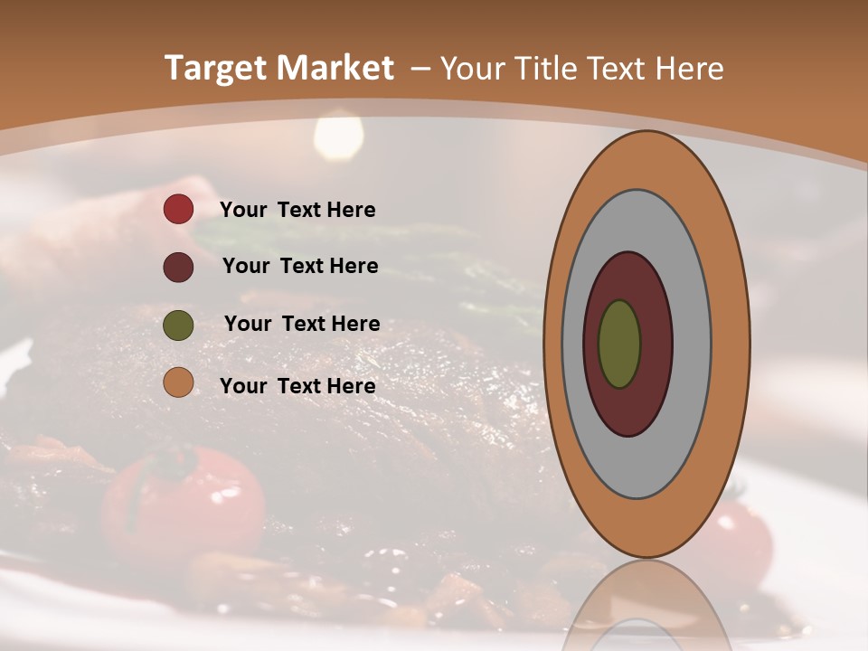 Pork Steak Food PowerPoint Template