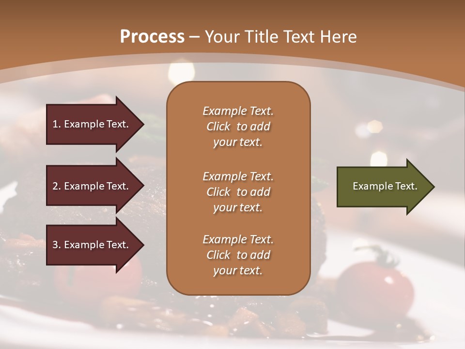 Pork Steak Food PowerPoint Template