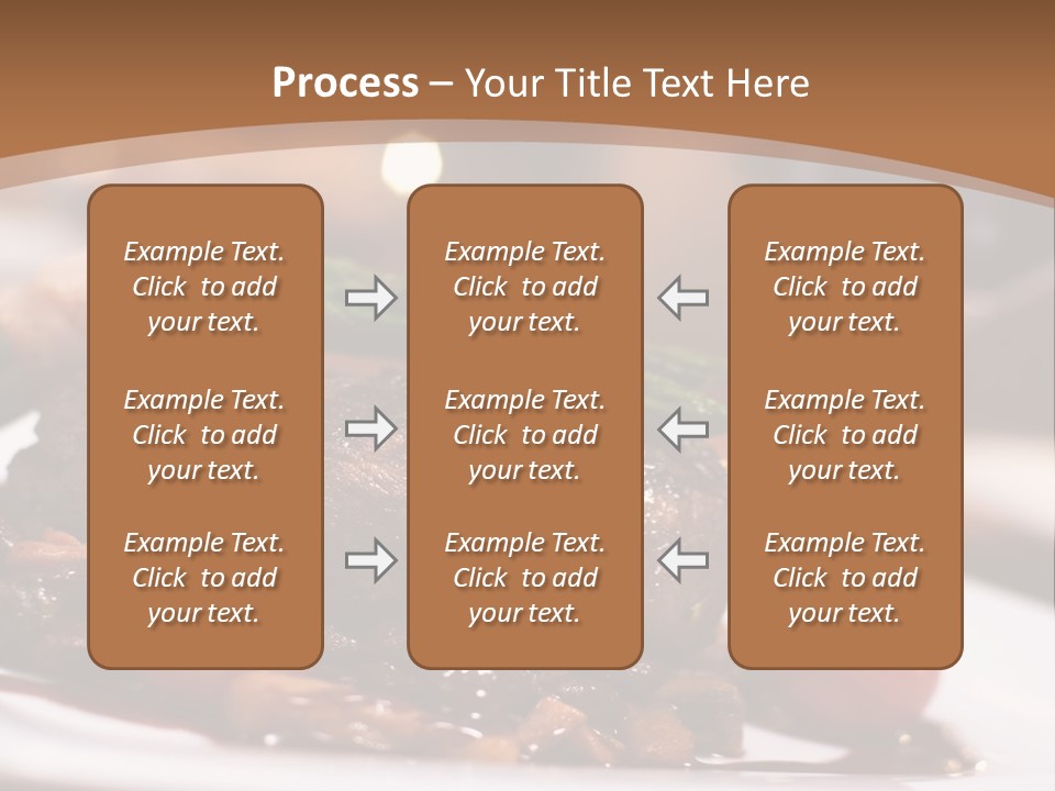 Pork Steak Food PowerPoint Template